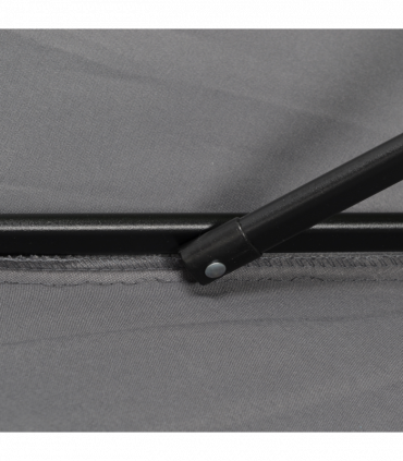 1.96m Parasol Patio Umbrella, Dark Grey