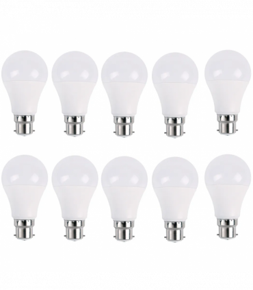 10 Pack 15W B22 Screw LED Light GLS bulbs, Energy Saving Edison  Cool White 6000K non dimmable lights