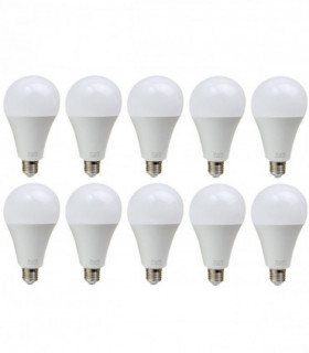 10 Pack 25W E27 Screw LED Light GLS bulbs, Energy Saving Edison  Cool White 6000K non dimmable lights