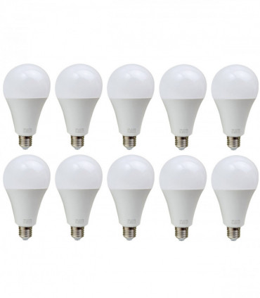 10 Pack 25W E27 Screw LED Light GLS bulbs, Energy Saving Edison  Cool White 6000K non dimmable lights