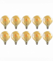 LED Dimmable Bulb 10 Pack E27 Vintage Amber Glass Warm white 2700K 8W 800lm