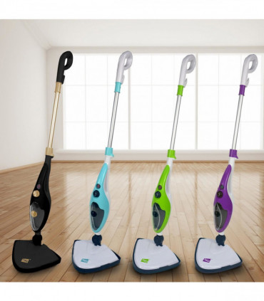 10 in 1 1500W Hot Steam Mop Cleaner and Hand Steamer - Copper