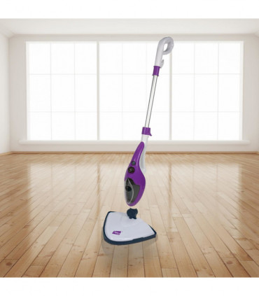 10 in 1 1500W Hot Steam Mop Cleaner and Hand Steamer - Purple