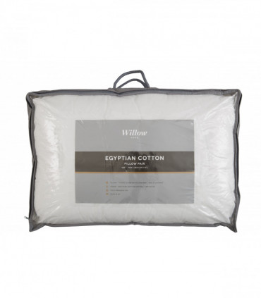 100% Cotton Pillow Pair