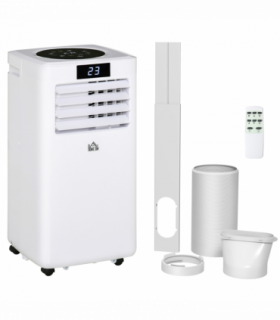 Portable Air Conditioner White 10000 BTU AC Unit Remote Bedroom HOMCOM