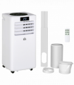 Portable Air Conditioner White 10000 BTU AC Unit Remote Bedroom HOMCOM