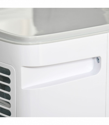 Portable Air Conditioner 10000 BTU White 16-22m² 4 Modes 2 Speeds LED Screen