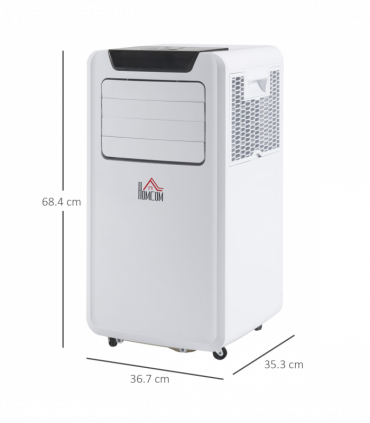 Portable Air Conditioner 10000 BTU White 68.4H x 36.7L x 35.3Wcm 10-18m²