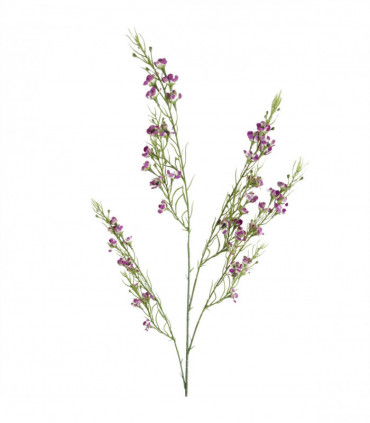 100cm Artificial Foliage with Small Flowers - Purple