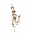 100cm Artificial Foliage with Small Flowers - Red