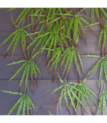 Artificial Hanging Acer Spider Plant Large Green Plastic 100cm Realistic Leaves