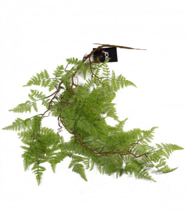 100cm Artificial Hanging Maidenhair Fern Plant Light Green
