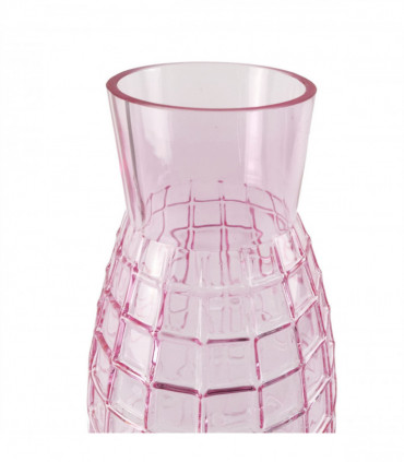 100cm Artificial Pink Lily Flower Arrangement Glass Vase