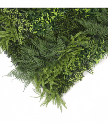 100cm Green Wall Fire Resistant Natural Fern Artificial