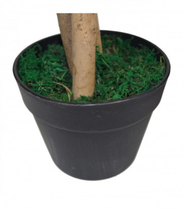 100cm Large Artificial Mango Tree Plant with Metal Planter