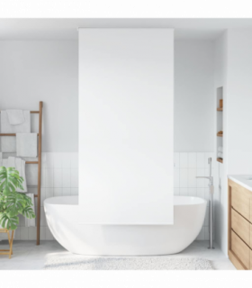 vidaXL Shower Roller Blind 90x240 cm Fabric Width 86 cm