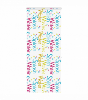 vidaXL Shower Roller Blind with Cassette 110x240 cm Fabric Width 106 cm