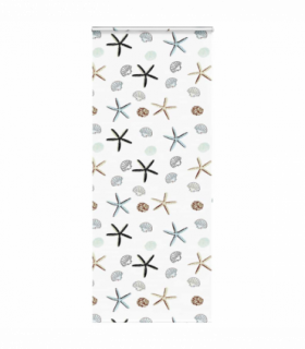 vidaXL Shower Roller Blind with Cassette 100x240 cm Fabric Width 96 cm