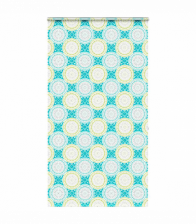 vidaXL Shower Roller Blind with Cassette 120x240 cm Fabric Width 116 cm