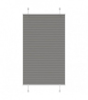 vidaXL Pleated Blind Anthracite 70x150 cm Fabric Width 69.4 cm Polyester