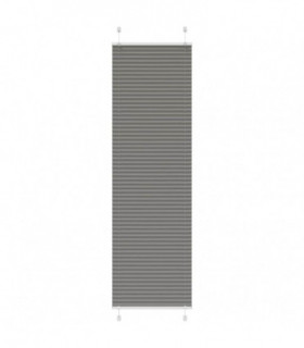 vidaXL Pleated Blind Anthracite 60x200 cm Fabric Width 59.4 cm Polyester