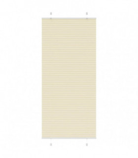 vidaXL Pleated Blind Cream 100x200 cm Fabric Width 99.4 cm Polyester