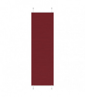 vidaXL Pleated Blind Bordeaux Red 65x200 cm Fabric Width 64.4 cm Polyester