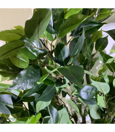 100cm Premium Artificial Ficus Twist Tree Multicolour Planter