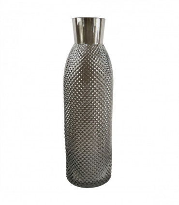 Purple Artificial Sunflower Arrangement Glass Vase - 100cm Height