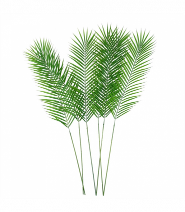 Artificial Palm Leaf Green Wired Stem 100cm Realistic Flower Arrangement