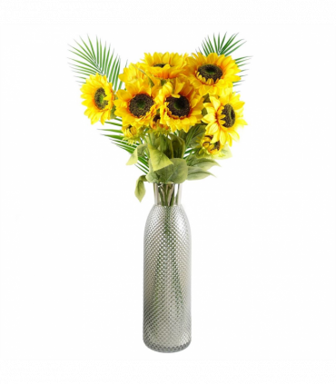 Artificial Palm Leaf Green Wired Stem 100cm Realistic Flower Arrangement