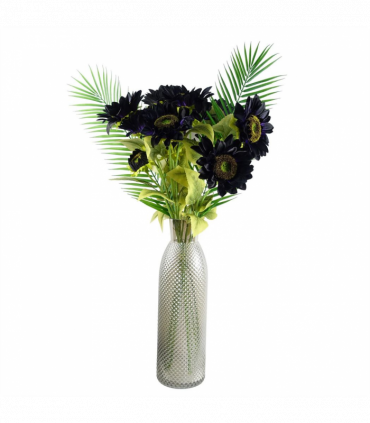 Artificial Palm Leaf Green Wired Stem 100cm Realistic Flower Arrangement