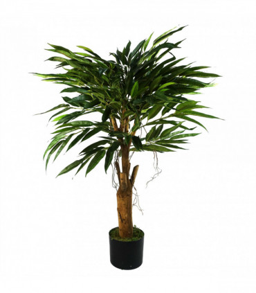 100cm Realistic Artificial Tree Longifolia Ficus Natural Trunk