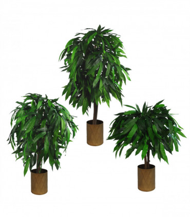 100cm Tall Large Artificial Mango Tree Plant