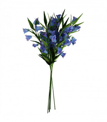 100cm Trumpet Artificial Flower Stem Blue