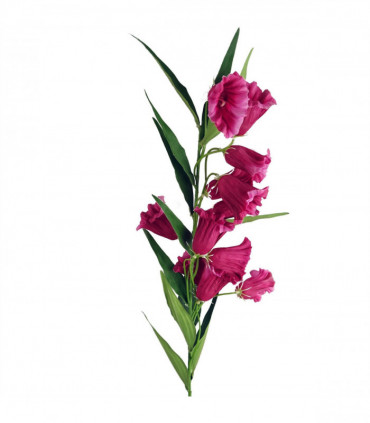 100cm Trumpet Artificial Flower Stem Fuchsia Pink