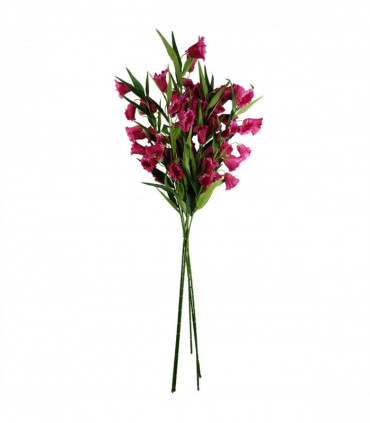 100cm Trumpet Artificial Flower Stem Fuchsia Pink