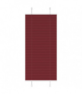 vidaXL Pleated Blind Bordeaux Red 60x150 cm Fabric Width 59.4 cm Polyester