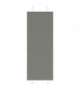 vidaXL Pleated Blind Anthracite 80x200 cm Fabric Width 79.4 cm Polyester