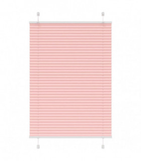 vidaXL Pleated Blind Pink 100x150 cm Fabric Width 99.4 cm Polyester