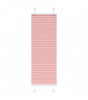 vidaXL Pleated Blind Pink 40x150 cm Fabric Width 39.4 cm Polyester
