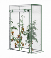 Greenhouse Steel PVC Green 100x50x150cm Outdoor Garden Tall Narrow Roll-up Door