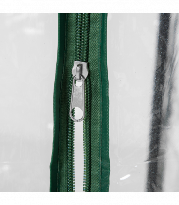 Greenhouse Steel PVC Green 100x50x150cm Outdoor Garden Tall Narrow Roll-up Door