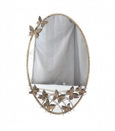102CM OVAL METAL MIRROR