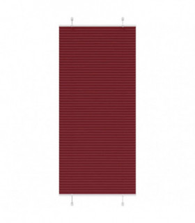 vidaXL Pleated Blind Bordeaux Red 100x200 cm Fabric Width 99.4 cm Polyester