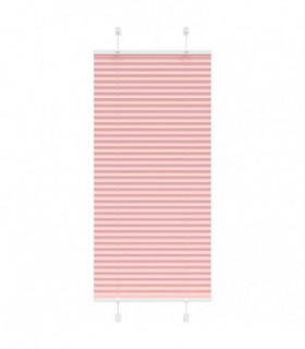 vidaXL Pleated Blind Pink 55x150 cm Fabric Width 54.4 cm Polyester