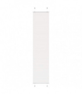 vidaXL Pleated Blind White 45x200 cm Fabric Width 44.4 cm Polyester