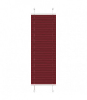 vidaXL Pleated Blind Bordeaux Red 40x100 cm Fabric Width 39.4 cm Polyester