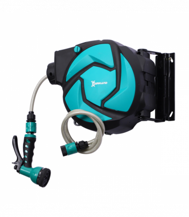 10M Water Hose Reel Compact Garden Car Locking Auto Retract Spray Durhand