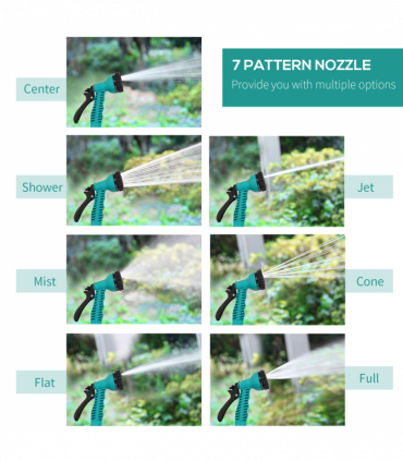 10M Water Hose Reel Compact Garden Car Locking Auto Retract Spray Durhand